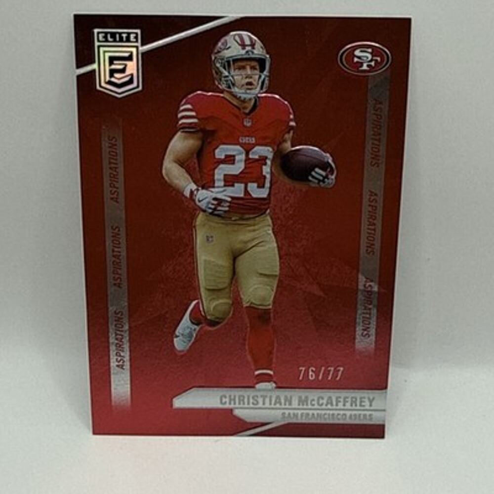 2024 Panini Donruss Elite - Aspirations #97 Christian McCaffrey /77